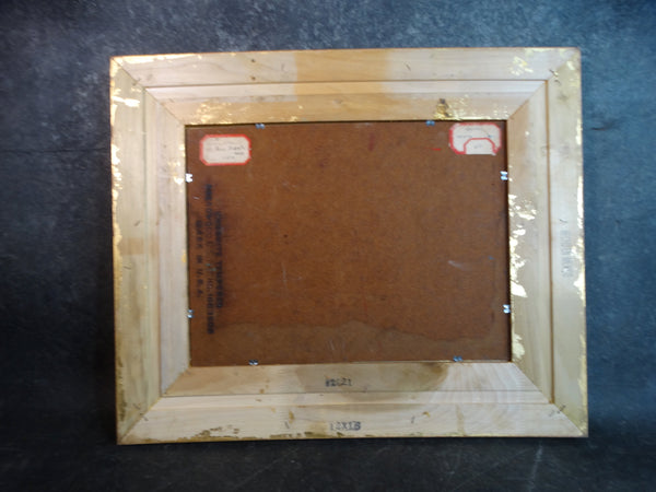 Anders Aldrin Three Boats at Dusk circa 1943 Oil On Board P2732