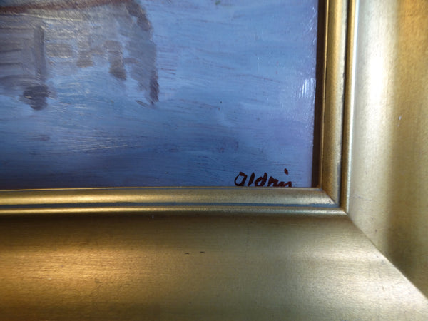 Anders Aldrin Tranquility c 1943 Oil on Board P2733