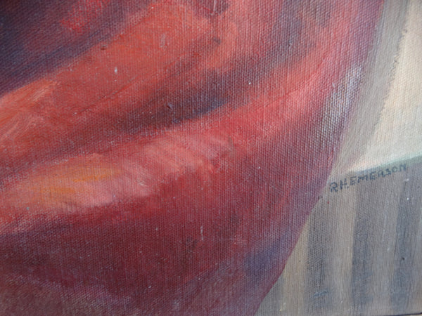 Ruth Emerson -Gladioli – Still Life Oil on Canvas c 1940 P2741