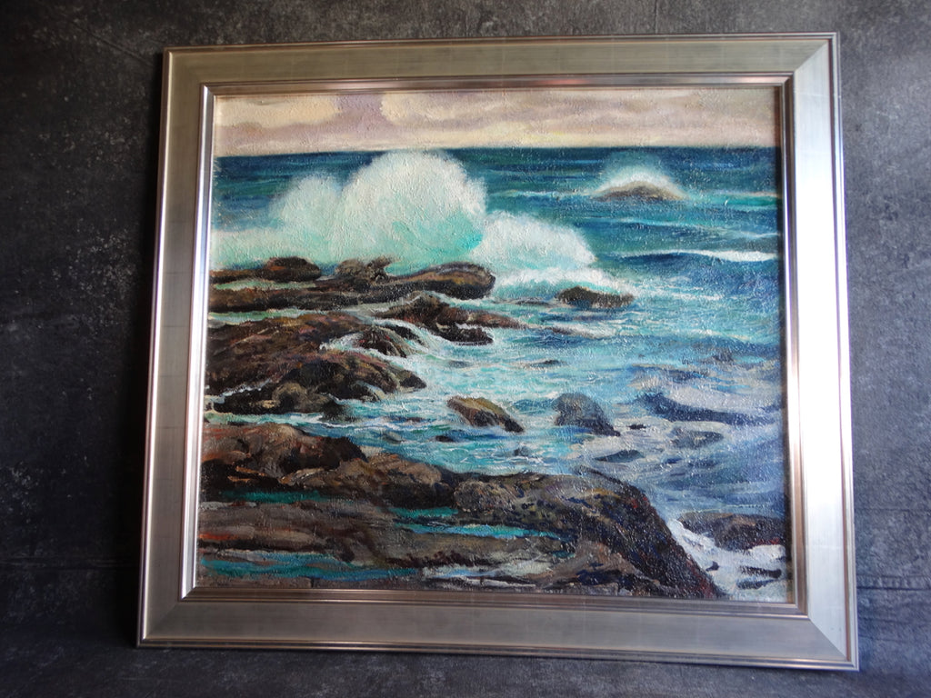 James Merriam - Seascape -  Oil on Canvas 1930s P2744