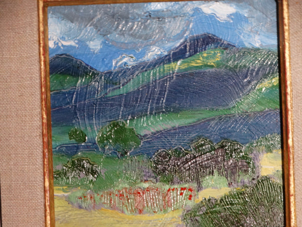 Don Burgess - Miniature Mountain Landscape - 1980s P2753