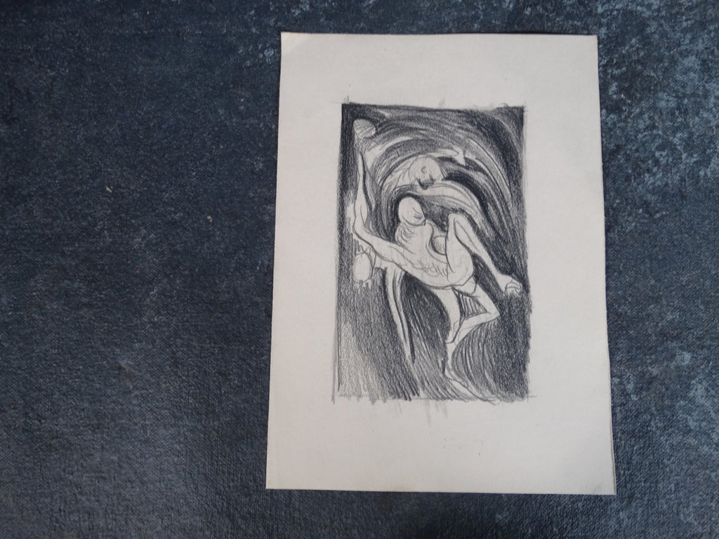 Alberto Beltran - Double-sided: Artist's Concepts on single sheet of Paper -P2796