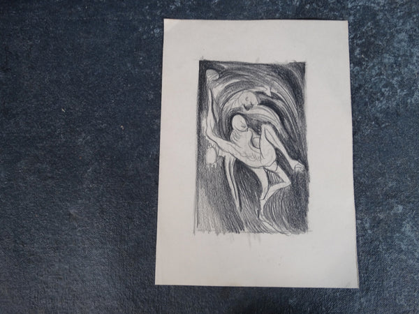 Alberto Beltran - Double-sided: Artist's Concepts on single sheet of Paper -P2796