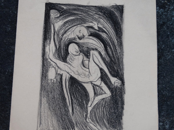 Alberto Beltran - Double-sided: Artist's Concepts on single sheet of Paper -P2796