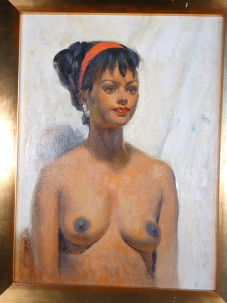 Albert J Londraville - African American Woman - Nude Model - 1960s P2832