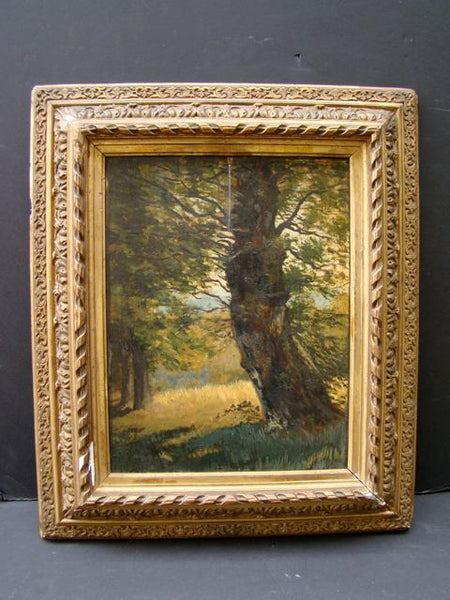 Unsigned California 19th Century Plein Air Oil on Board P284