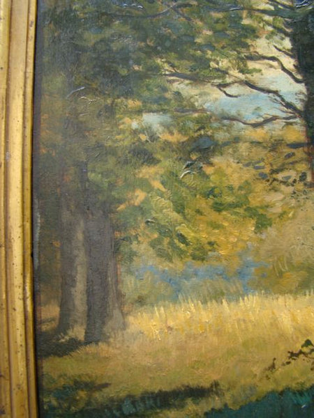 Unsigned California 19th Century Plein Air Oil on Board P284