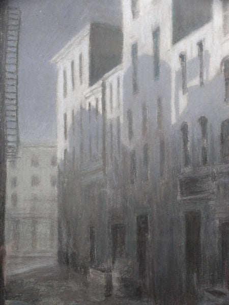 Elizabeth Waggoner (1874-1966) Moonlit Street (Los Angeles) Pastel on Paper P2855