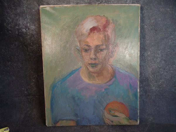 Anders Aldrin- Portrait of a Young Man, Pete Vincent -  Oil on Canvas P2866