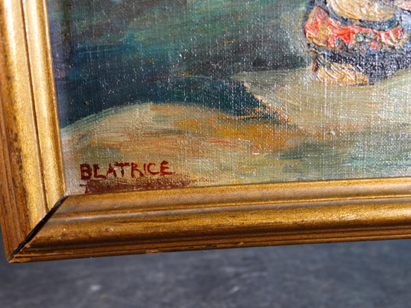 Beatrice Jackson - Chinese Girl Carrying a Baby on Her Back c 1920s -  P2883