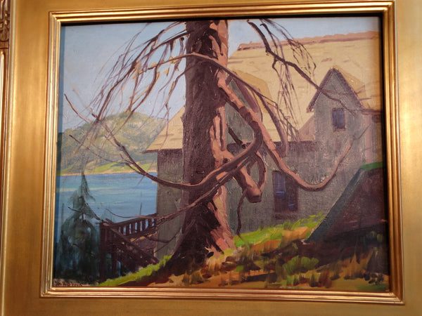 Sam Hyde Harris - Oil on Board - Signed and titled by the artist: Knarled (sic) Veteran P2914