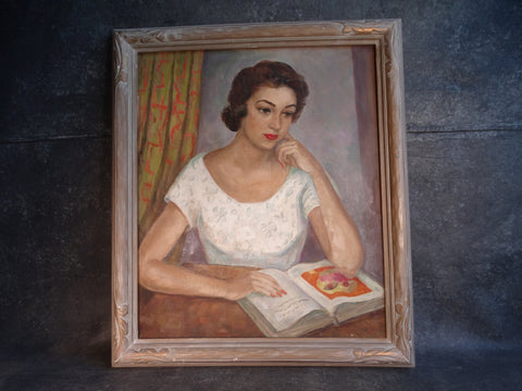 Anna Katharine Skeele 1896-1963) Portrait of a Young Woman c 1950s P2918