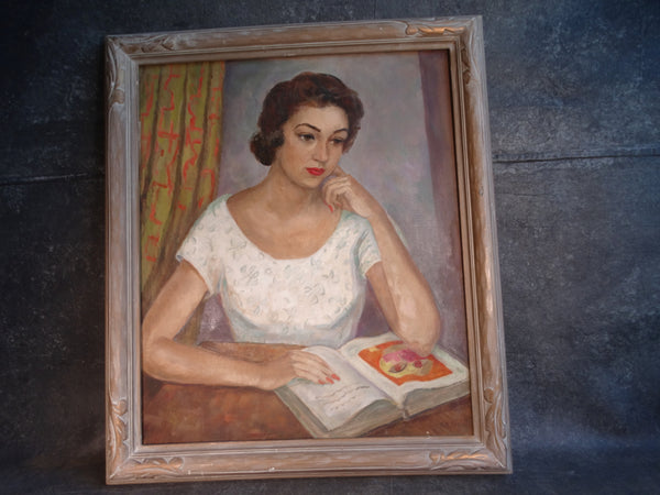 Anna Katharine Skeele 1896-1963) Portrait of a Young Woman c 1950s P2918