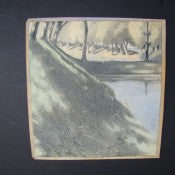 Conrad Buff Pencil & Watercolor on Paper P292