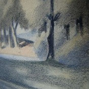 Conrad Buff Pencil & Watercolor on Paper P292