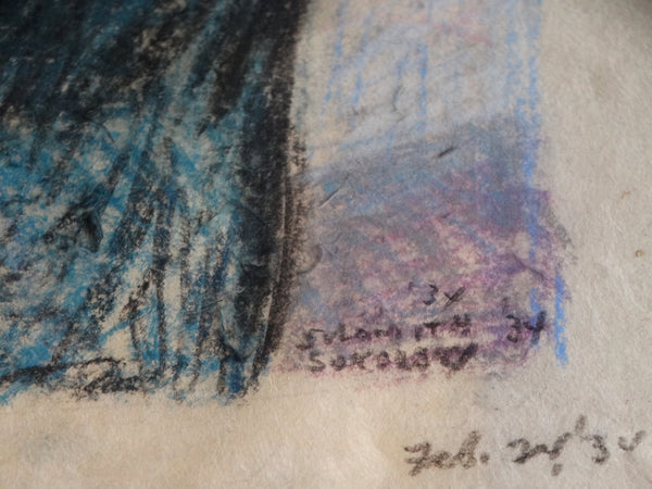 Sulamith Sokolsky (1889-1974) - Mother & Child - Mixed Media on Paper 1934 P2947