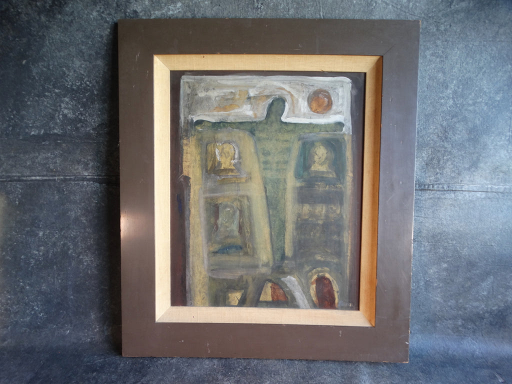 Panos Ghikas (1917-2012) - Abstract- Egg Tempera on Board- c 1959 P2967