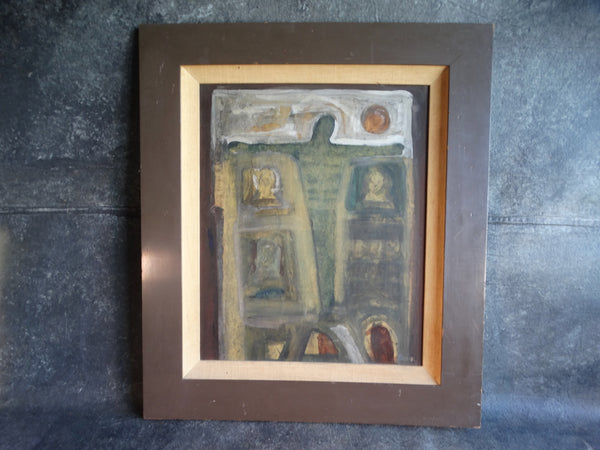 Panos Ghikas (1917-2012) - Abstract- Egg Tempera on Board- c 1959 P2967