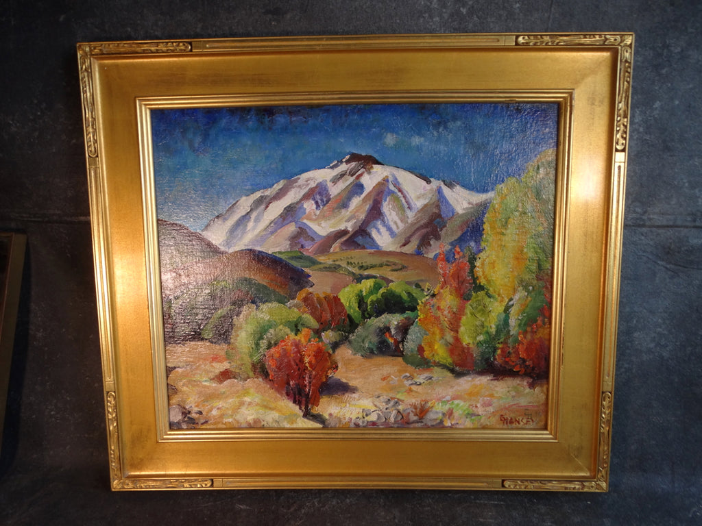Ejnar Hansen - High Sierra Oil on Board circa 1936 P2974