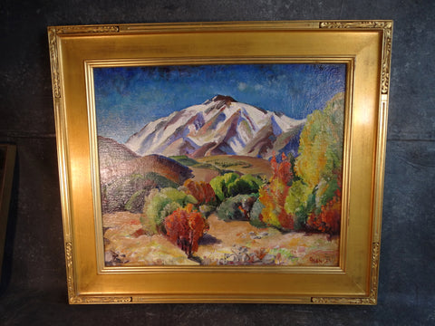 Ejnar Hansen - High Sierra Oil on Board circa 1936 P2974
