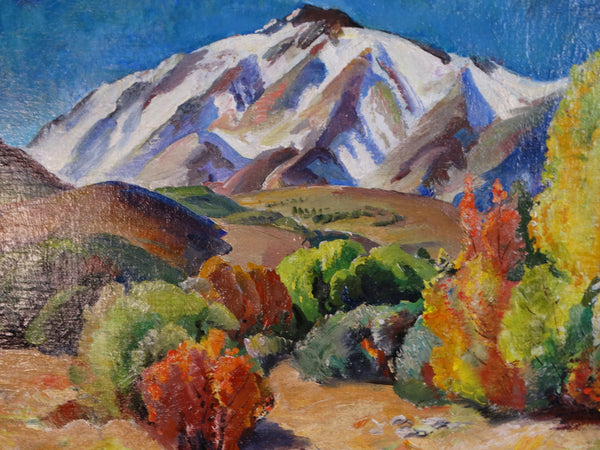 Ejnar Hansen - High Sierra Oil on Board circa 1936 P2974
