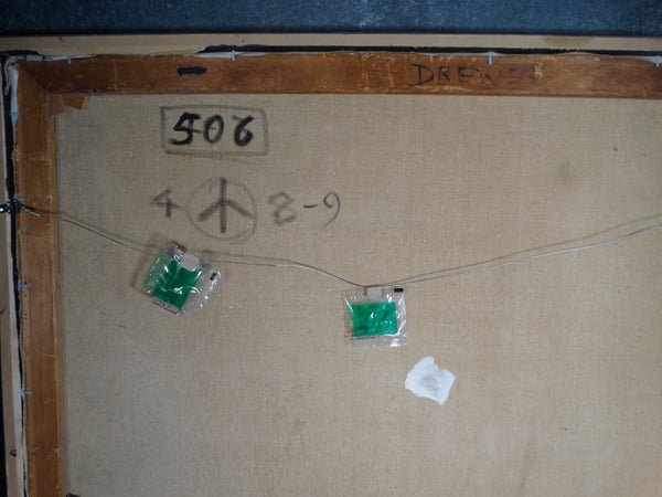 Werner Drewes - Forest - circa 1948-49 Oil on Canvas P2976