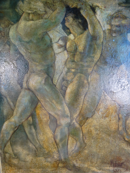 Russell Dale Moffett (1899-1984) - Male Nude Study 1973 P3001
