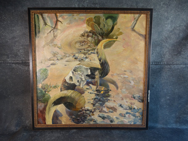 Desert Still Life - Oil on Board P3007