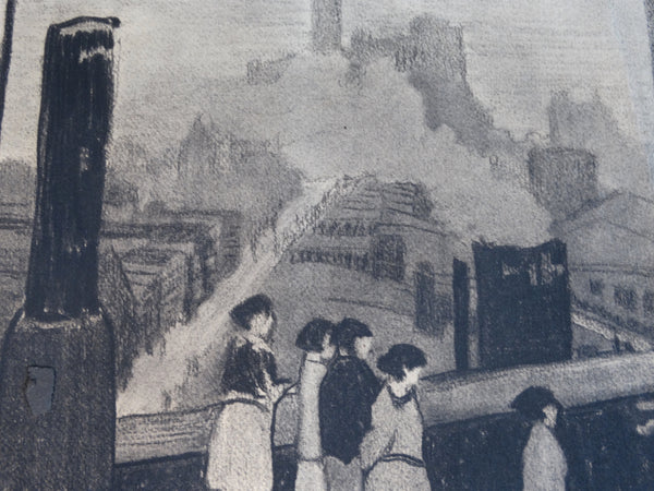 Annita Delano - Girls on a New York Tenement Roof 1922 P3041