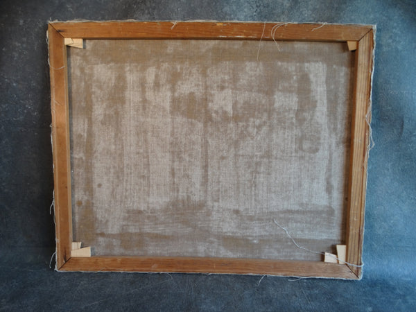 Barry Atwater -Navajo Sheep, Monument Valley - New Mexican Landscape 1930s - Oil on Canvas P3051