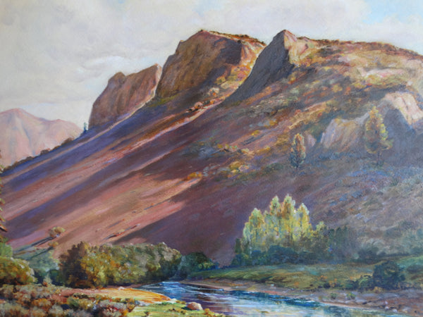 William Joseph Brown (1865-1949) - River Bend - Oil on Canvas P3061