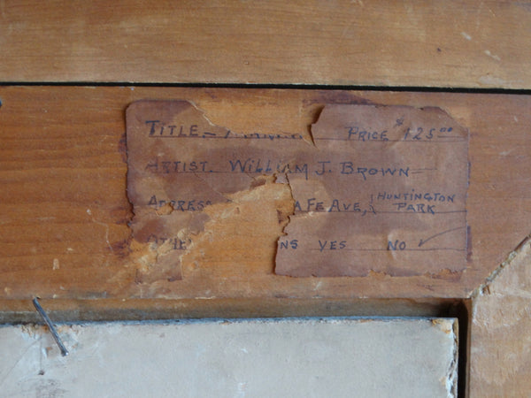 William Joseph Brown (1865-1949) - River Bend - Oil on Canvas P3061