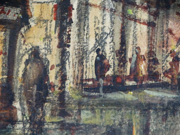 Edgar O Kiechle (1911-1960) - Tunnel - Oil on Board circa 1947 P3072