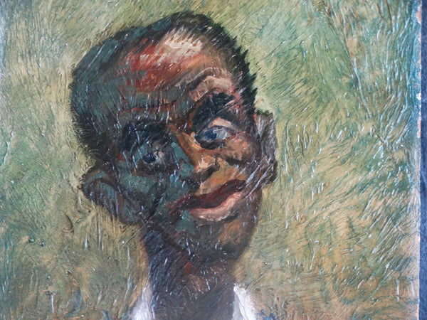 Edgar O Kiechle (1911-1960) - Portrait of a Man with a Red Tie  1945- P3076