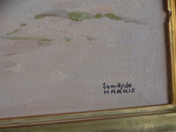 Sam Hyde Harris Desert Landscape Oil on Canvas P3094