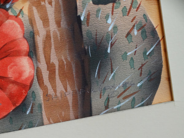 Shirrell Graves  - Cacti, Agave and Palms in Desert Landscape P3096