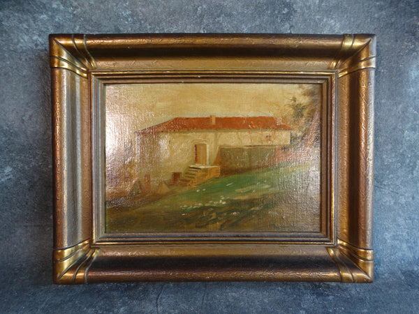 Carl Oscar Borg - El Molino Viejo. San Marino - Oil on Board 1920s P3112