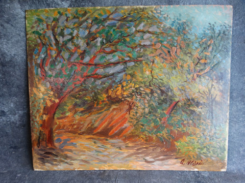 Anders Aldrin - The Trail - Oil on Board P3114