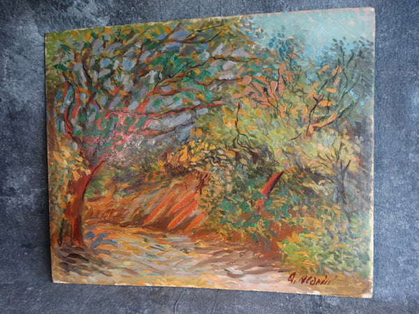 Anders Aldrin - The Trail - Oil on Board P3114