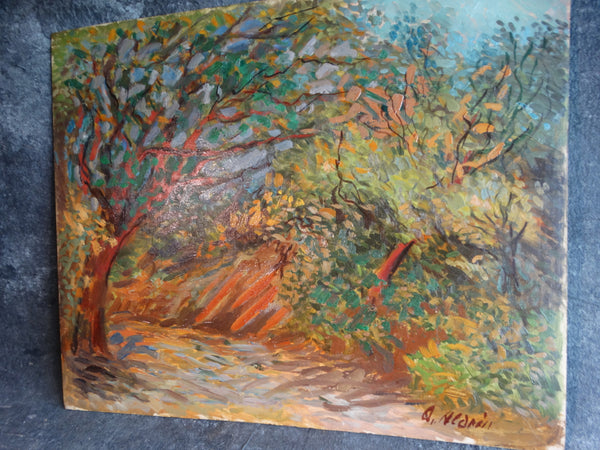 Anders Aldrin - The Trail - Oil on Board P3114