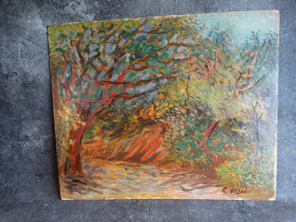 Anders Aldrin - The Trail - Oil on Board P3114