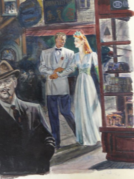 Joseph L Deitch Men’s Fashion Illustration: Evening Wear 1940s