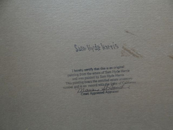 Sam Hyde Harris Advertising Mock-up Original Art “Serving Southern California”