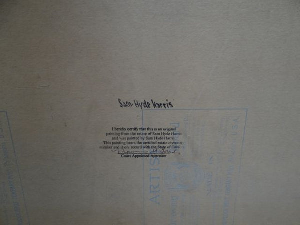 Sam Hyde Harris Advertising Mock-up Original Art “Serving California Investors”