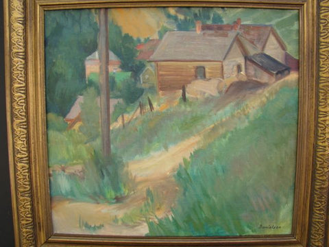 Ruth Danielson-Davis: Hillside, Houses, Telephone Pole