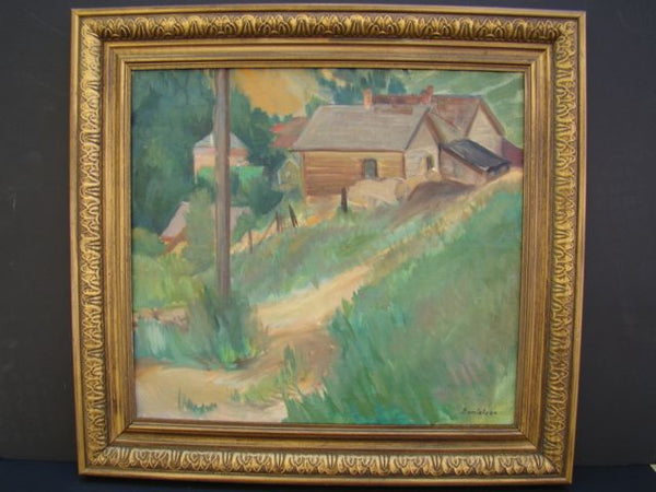 Ruth Danielson-Davis: Hillside, Houses, Telephone Pole