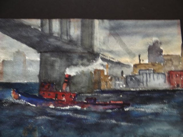 Alfred C. Ybarra (1905 – 2001)1933 Double-sided Watercolor P692