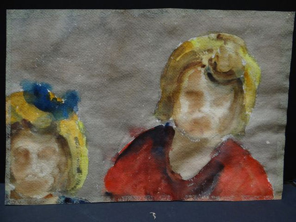 Alfred C. Ybarra (1905 – 2001)1933 Double-sided Watercolor P692