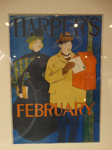 Edward Penfield Harper’s Magazine Poster February 1895