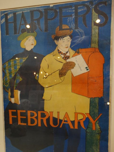 Edward Penfield Harper’s Magazine Poster February 1895